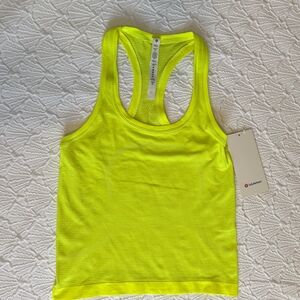 lululemon athletica Vibrant Yellow Tank Top